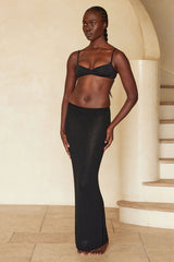 Fontelina Skirt - Black Open Knit