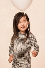 Bondi Rashguard Kids - Black Gingham