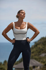 Zion Tank - Ivory/Black