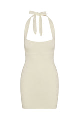 Waikiki Mini Dress - Ivory Lace Crochet