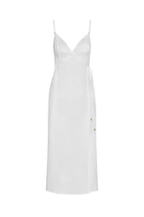 Levanzo Dress - White Linen
