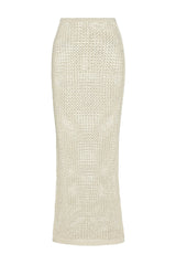 Fontelina Skirt - Ivory Petit Crochet