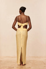 Fontelina Linen Skirt - Honey