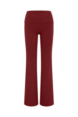 Melrose Flared Legging - Burgundy