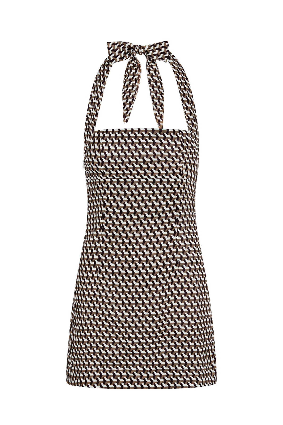 Montserrat Mini Dress - Husk Geo