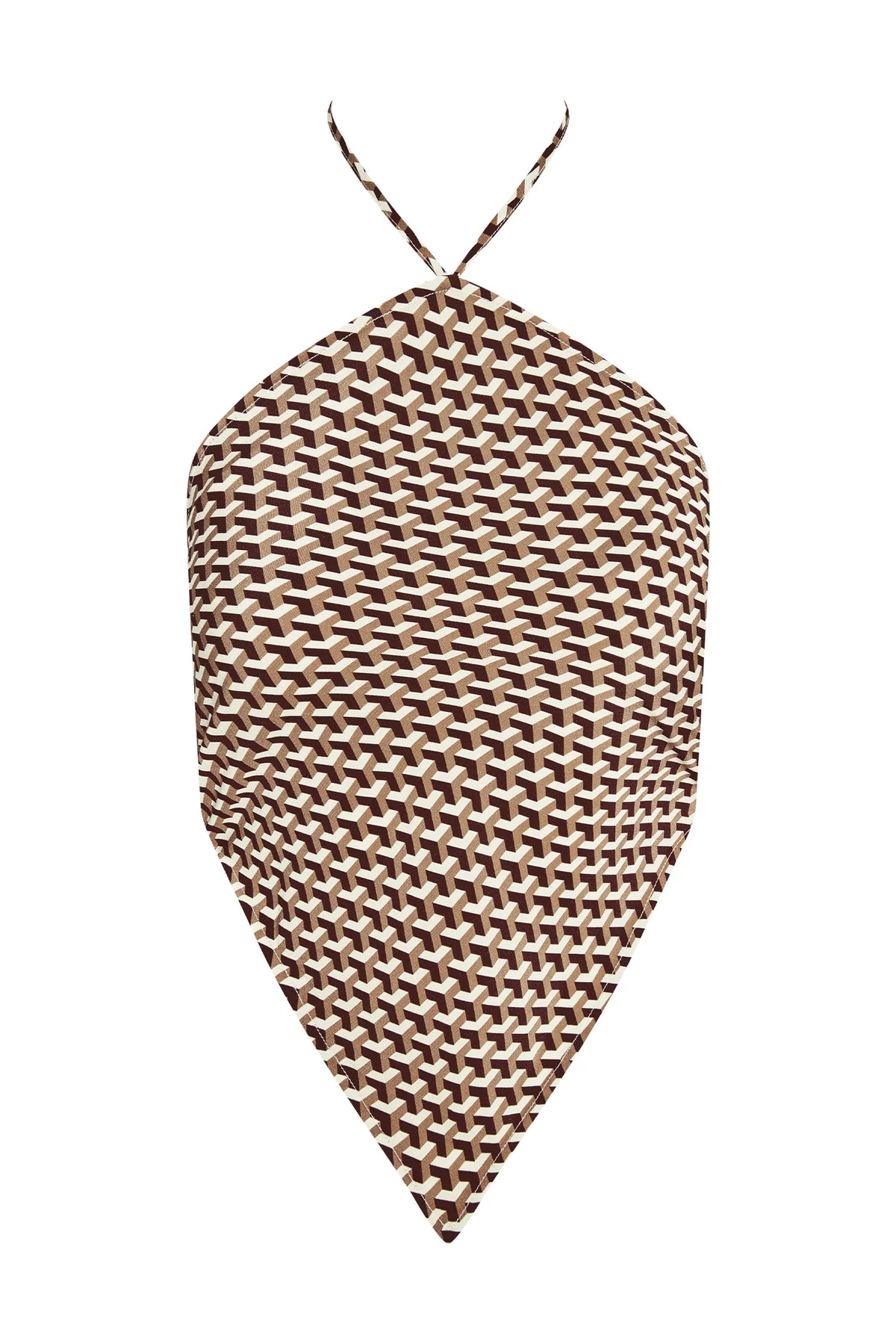 Prato Top - Husk Geo Silk