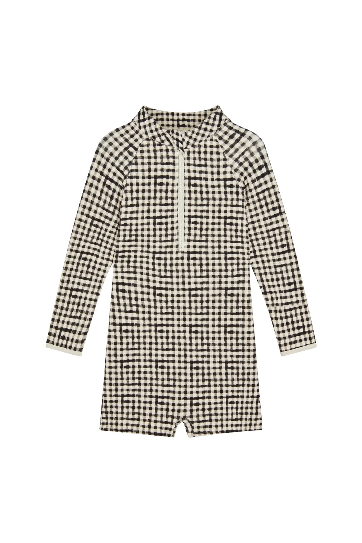 Hilo One Piece Kids - Black Gingham
