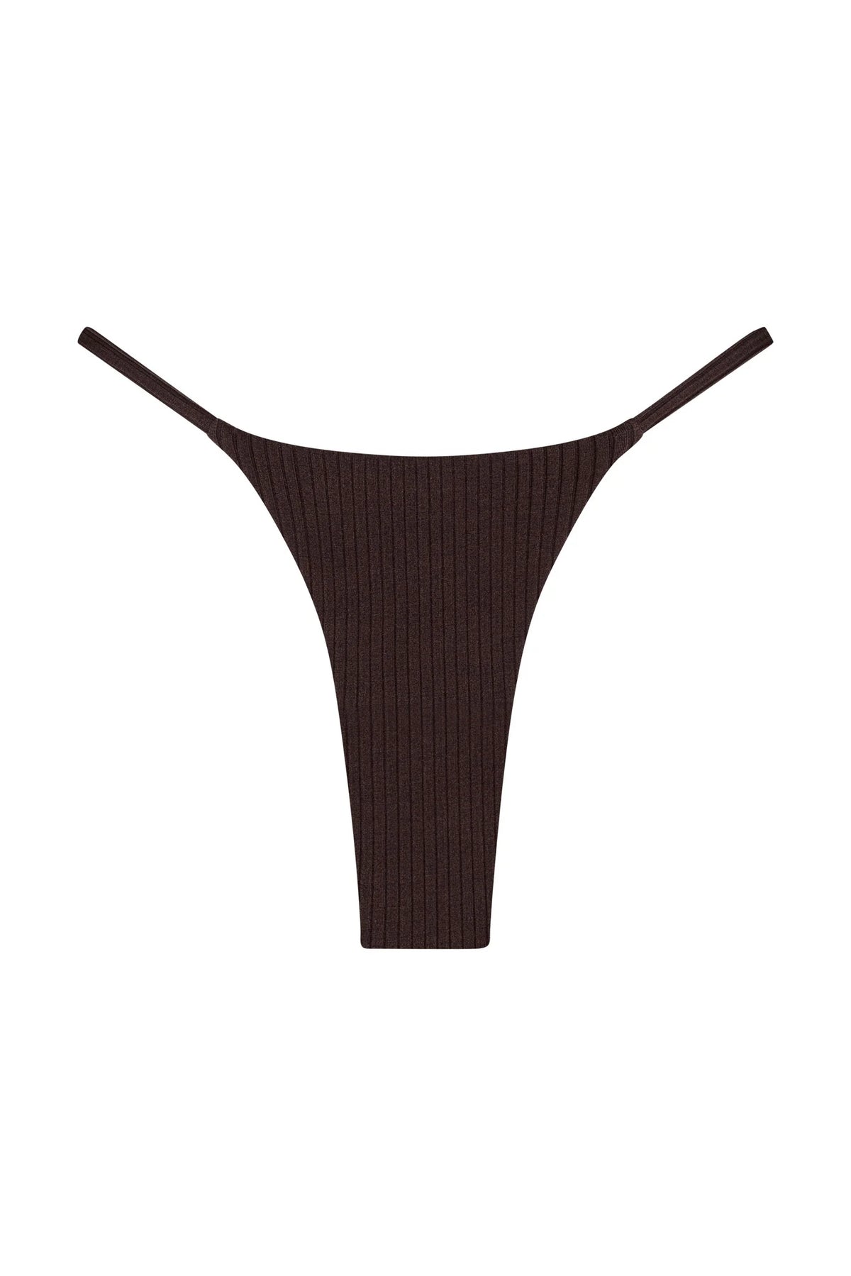 Brazil Thong - Espresso Wide Rib
