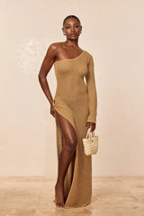 Palermo Dress - Antique Gold Lace Crochet