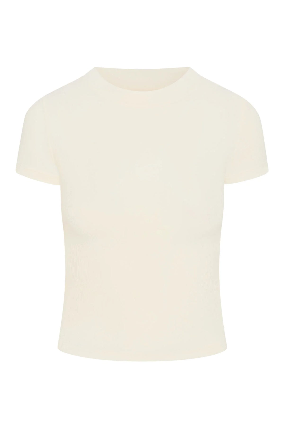 Ojai Tee Long - Ivory Lightweight Rib