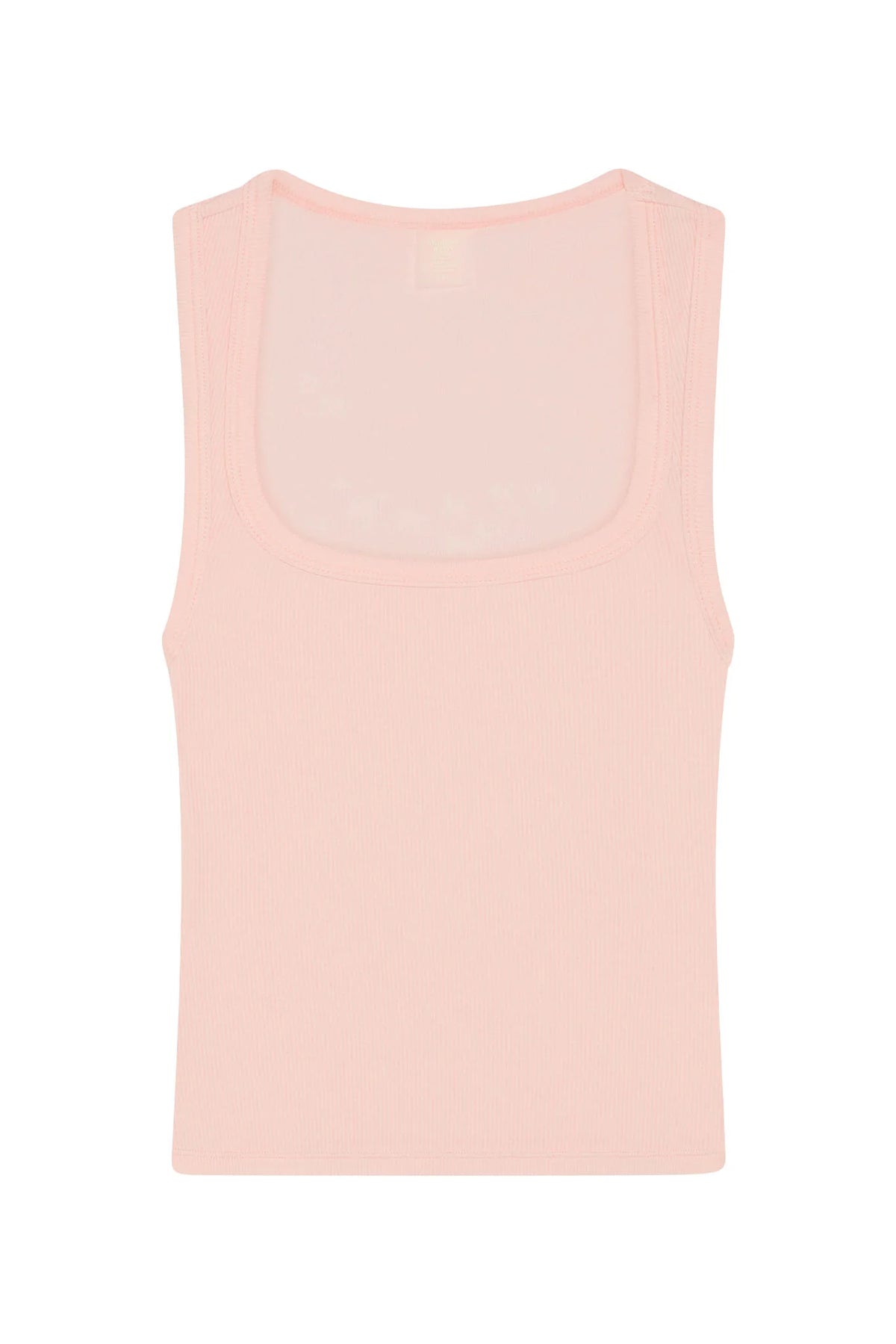 Tash Tank Long - Powder Pink Lightweight Rib