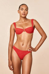 Cala Roja Top - Chili Pepper Crinkle