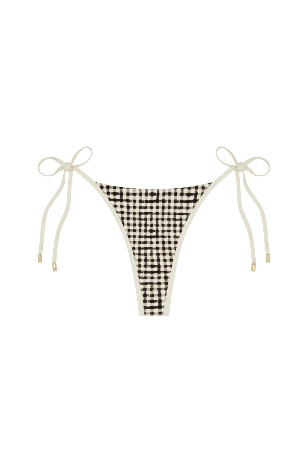 Palma Bottom - Black Gingham
