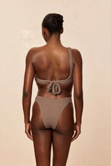 Antigua Top - Stone Crinkle