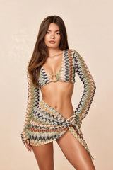 Montego Crop Top - Porto Cervo Multi