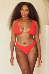 Palm Springs Top - Chili Pepper Crinkle