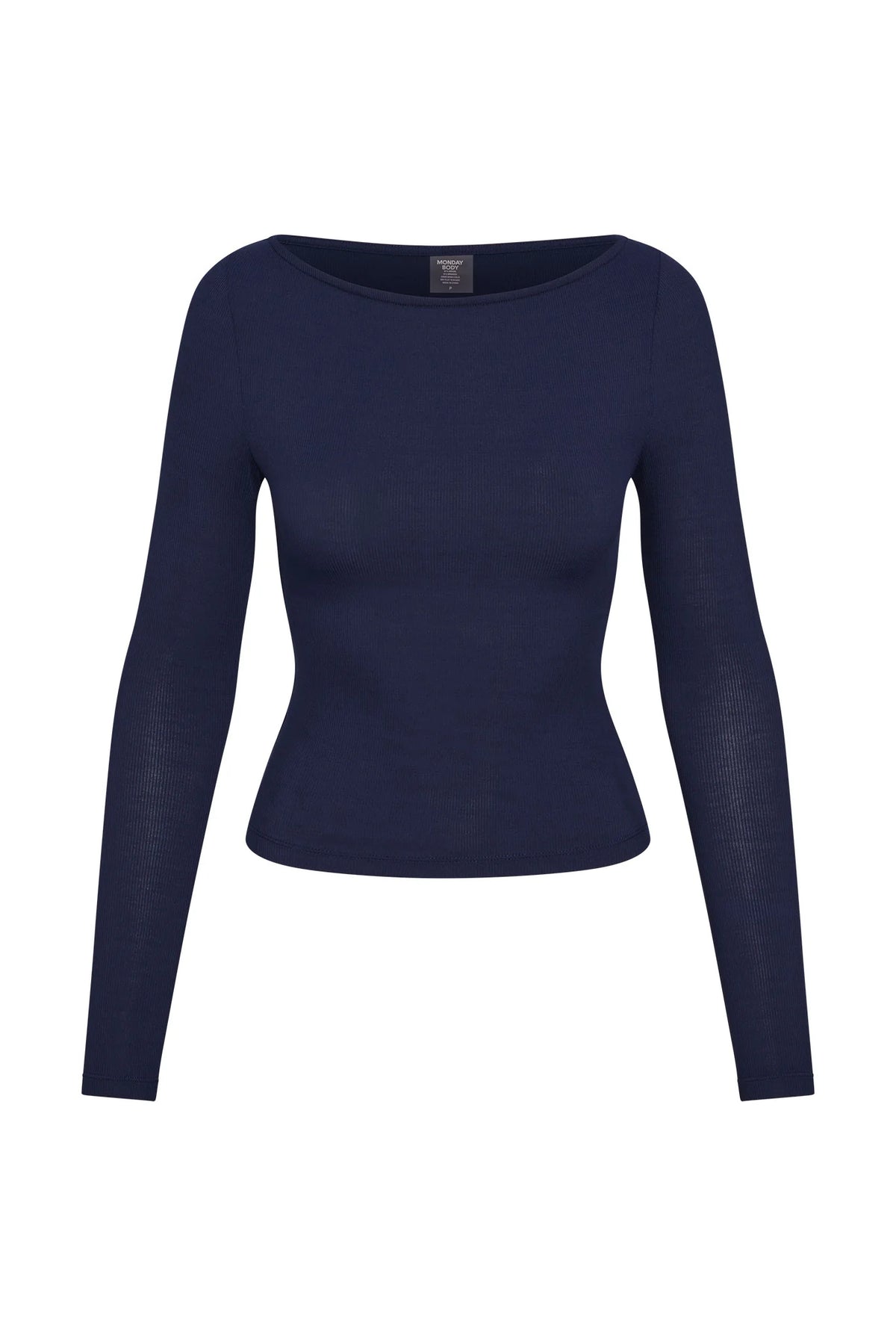 Paddington Long Sleeve - Midnight Lightweight Rib