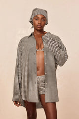 La Jolla Shirt - Black Gingham