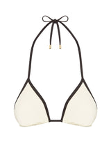 Palma Top - Ivory/Black