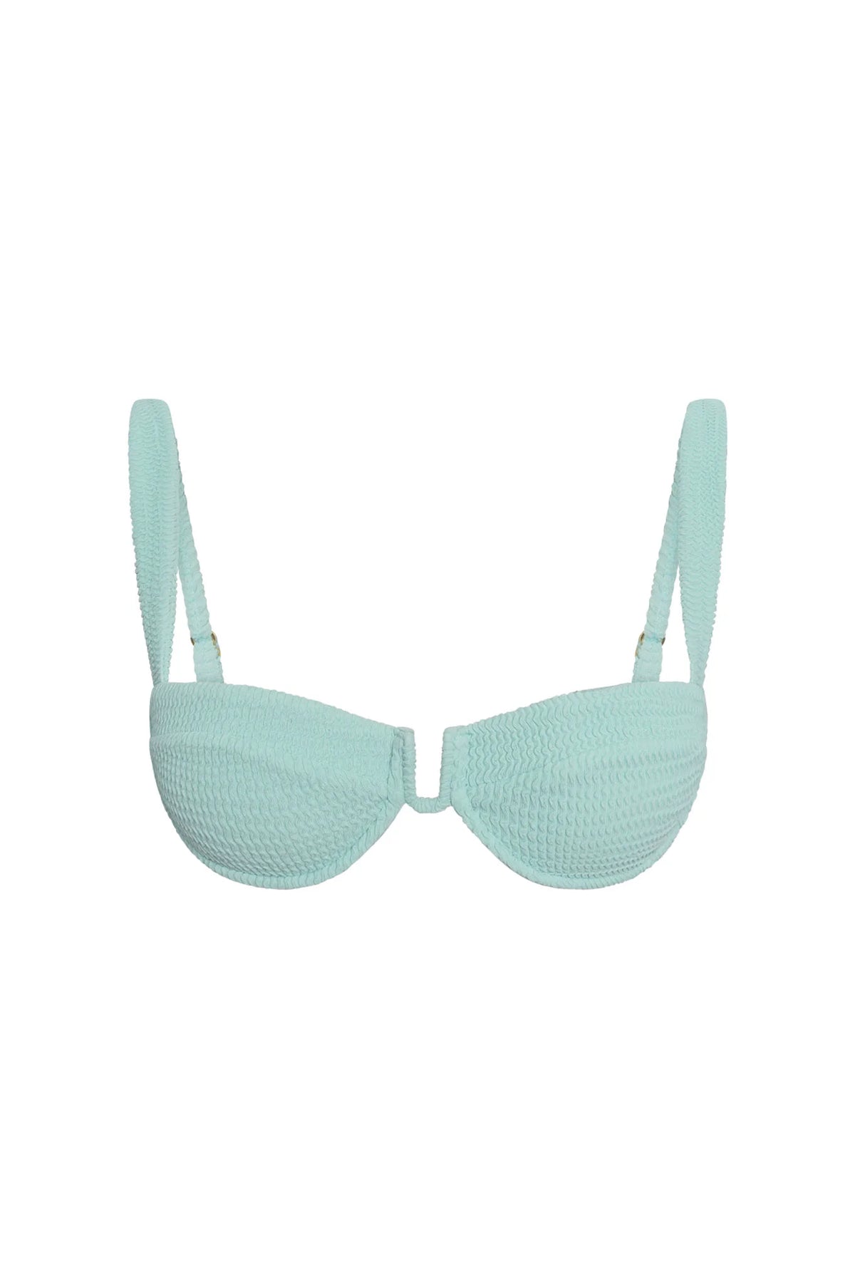 Cala Roja Top - Light Slate Crinkle