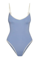 Ravello One Piece - Azure/Ivory