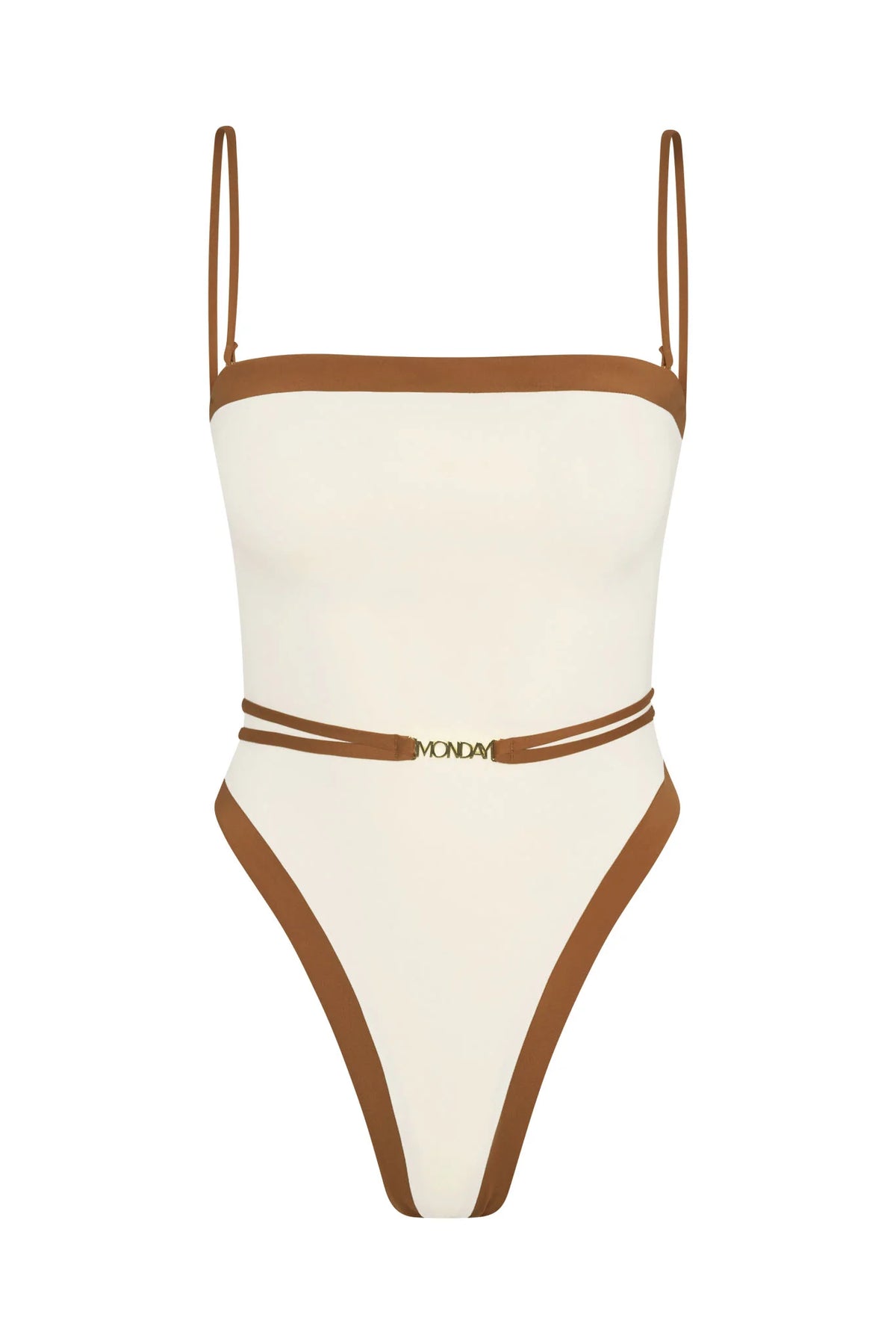 Miami One Piece - Ivory/Caramel