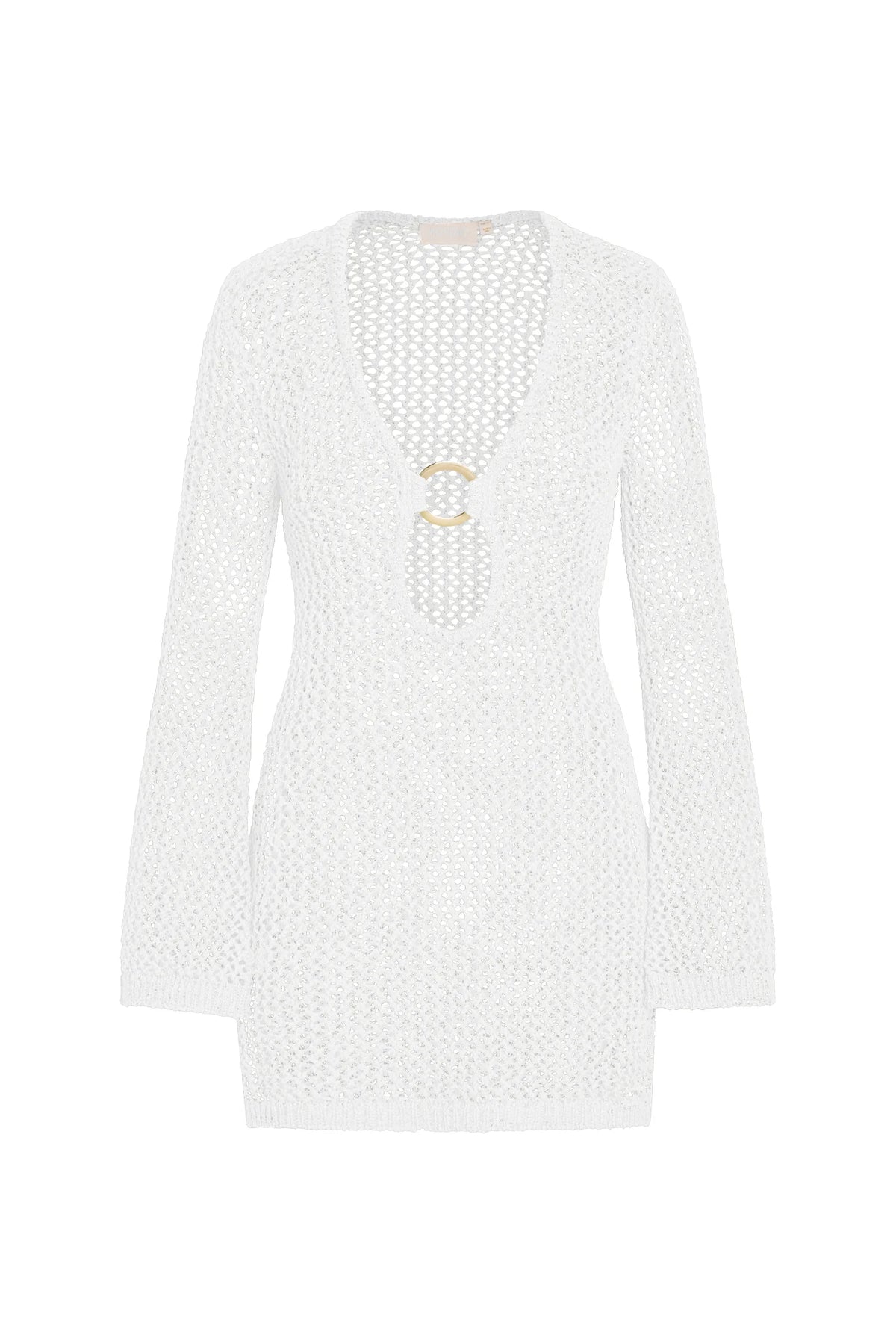 Montego Mini Dress - White Petit Crochet