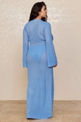 Montego Dress - Azure Lace Crochet