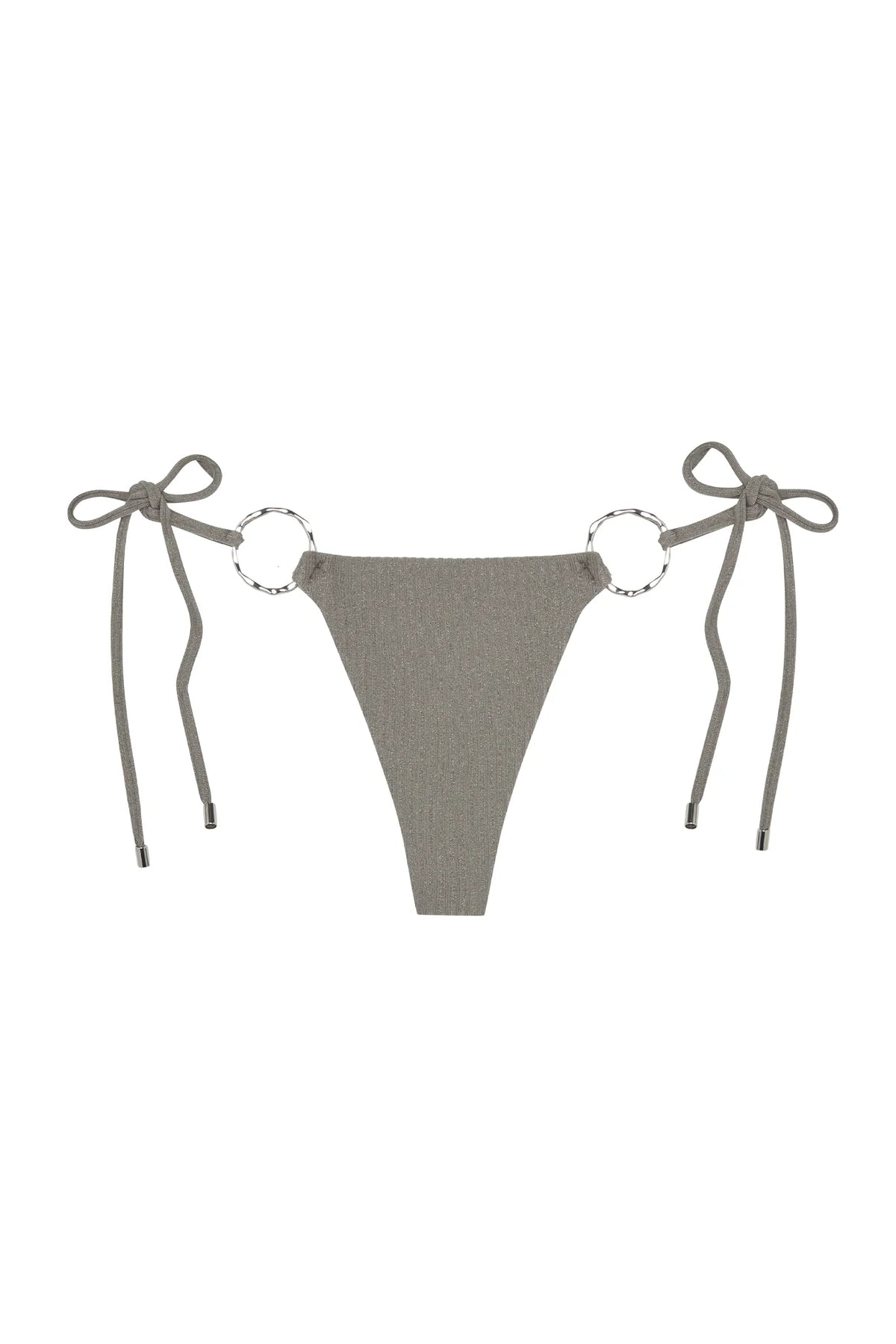 Cannes Bottom - Steel Lurex Rib