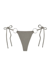 Cannes Bottom - Steel Lurex Rib