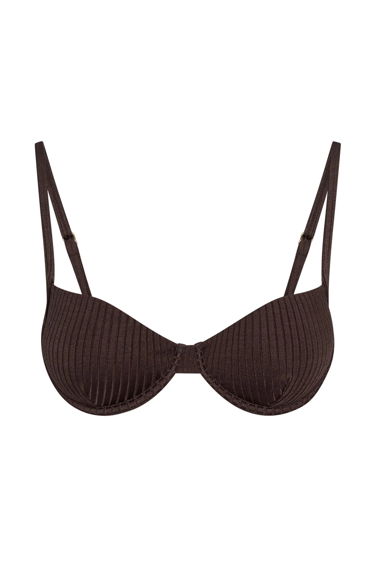 Capri Top - Espresso Wide Rib