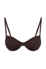Capri Top - Espresso Wide Rib