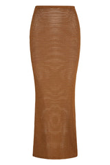 Fontelina Skirt - Caramel Treble Knit