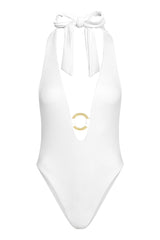 Montego One Piece - White Rib
