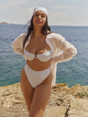 Formentera Bottom - Sky Gingham