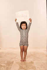 Hilo One Piece Kids - Black Gingham