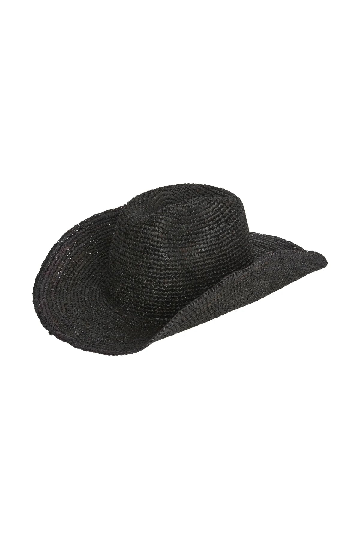 Exuma Raffia Hat - Black