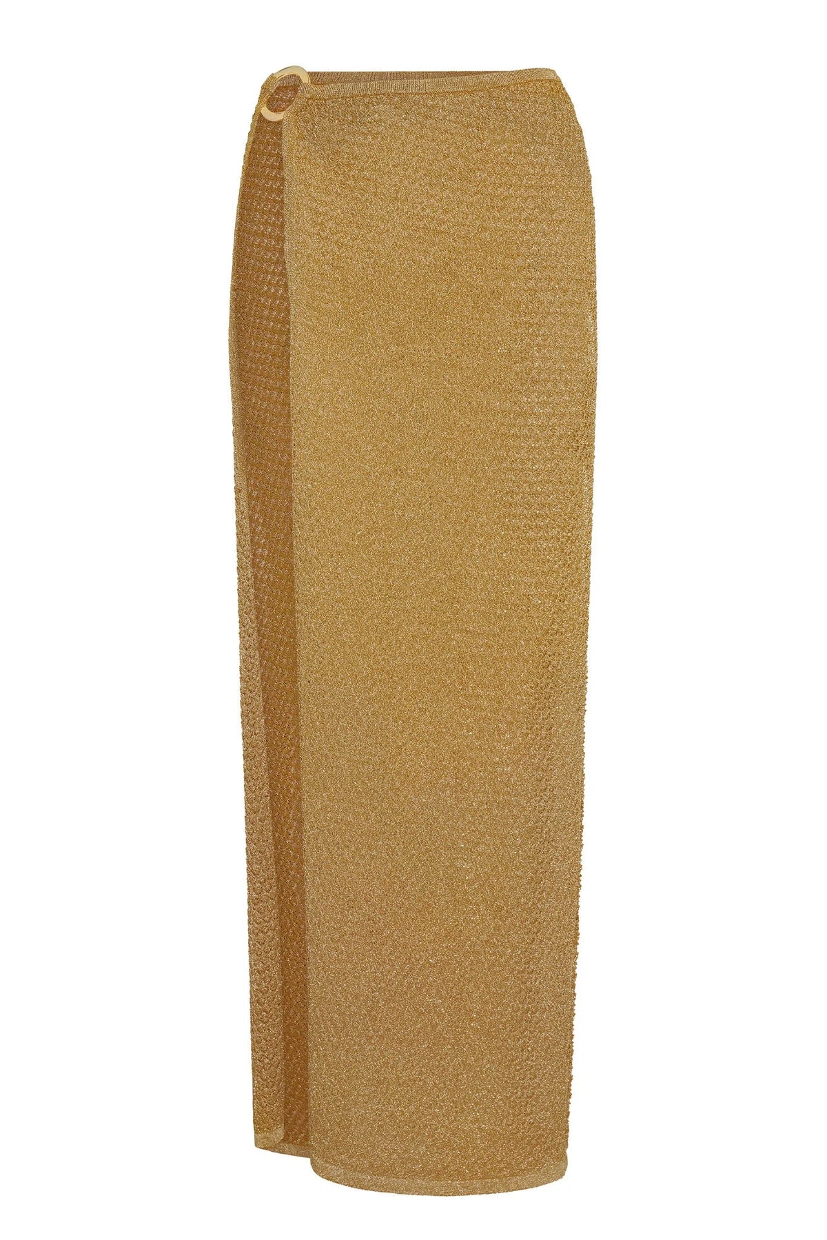 Palermo Skirt - Antique Gold Lace Crochet