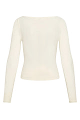 Paddington Long Sleeve - Ivory Lightweight Rib