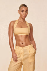Montserrat Top - Raffia Linen