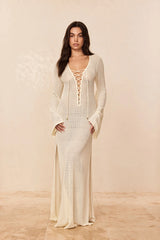 Corossol Dress - Ivory Lace Crochet