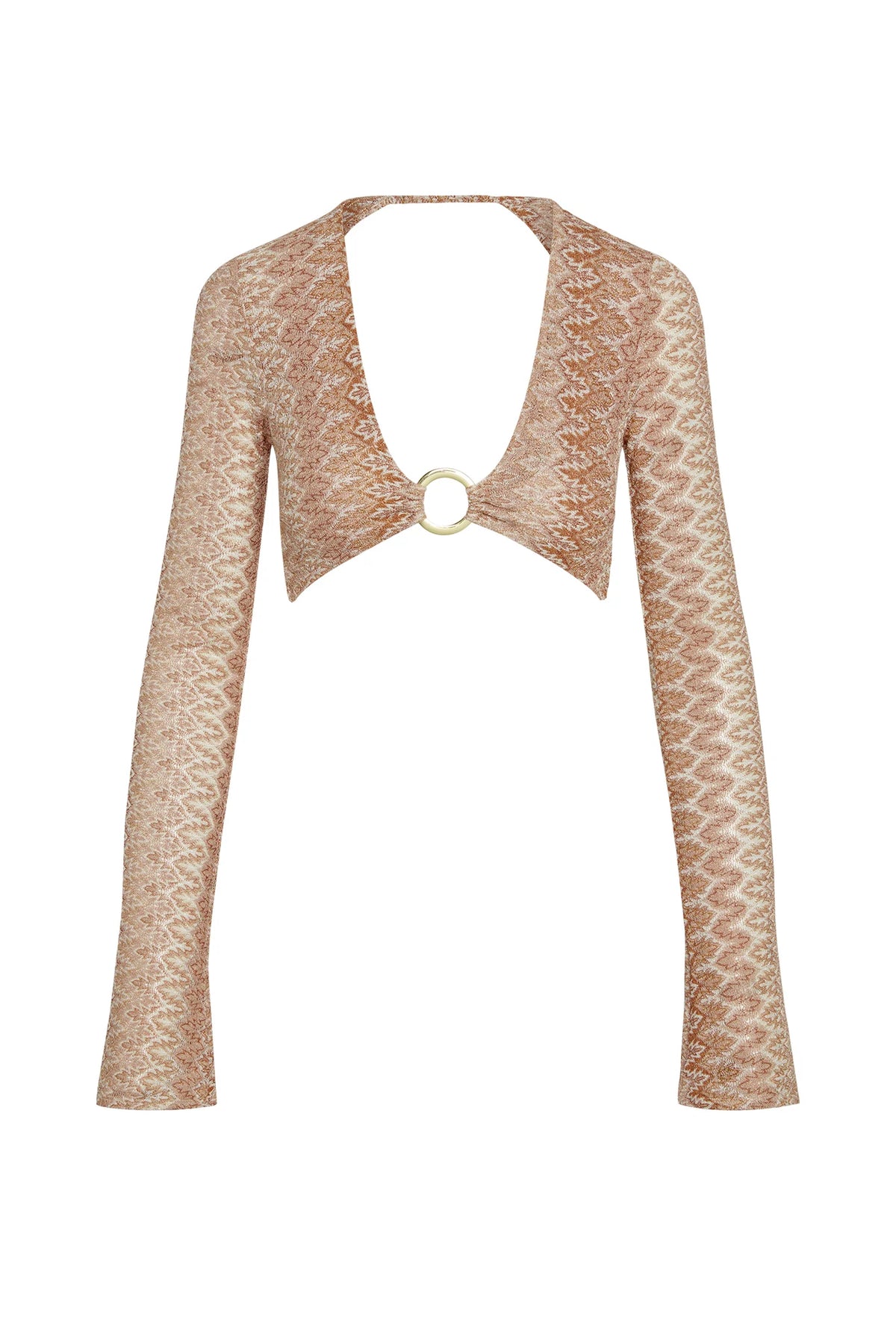 Montego Crop Top - Porto Cervo Gold