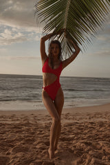 St. Barth's One Piece - Chili Pepper Crinkle