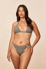 Morocco Top - Steel Lurex Rib