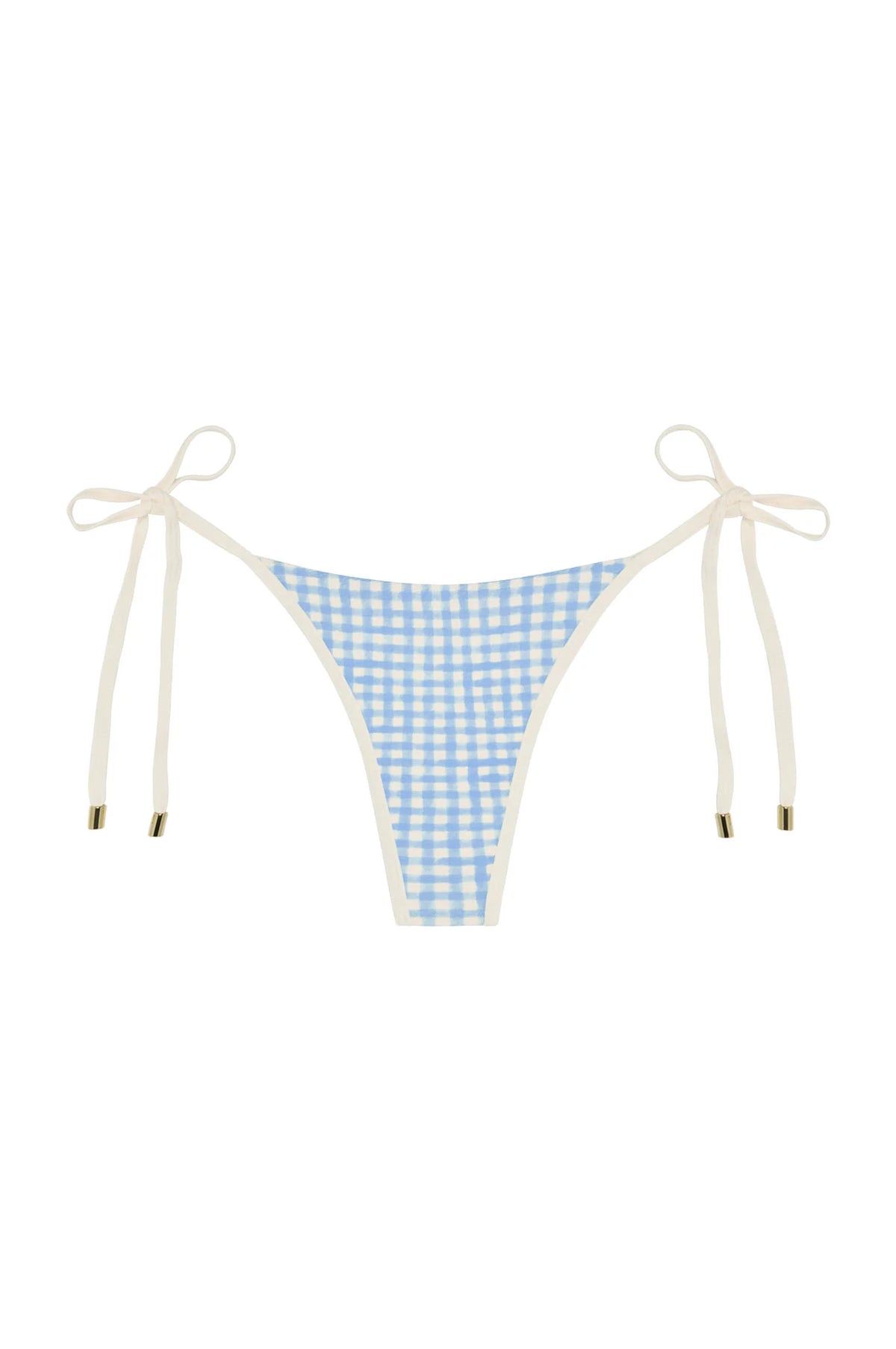 Palma Thong Colorblock - Sky Gingham