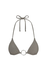 Cannes Top - Steel Lurex Rib