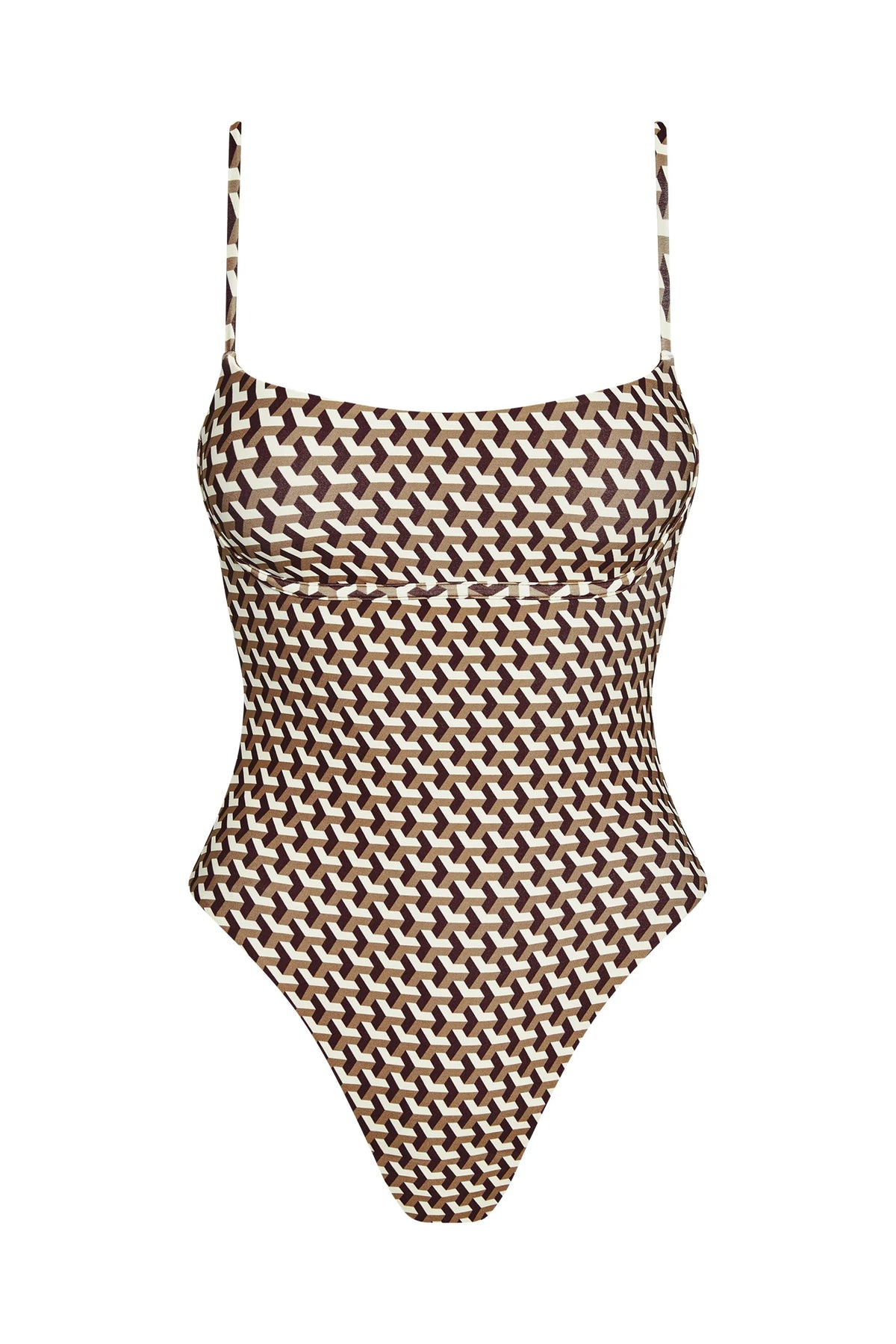 Sausalito One Piece Long - Husk Geo