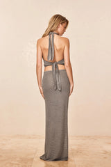 Miami Top - Steel Treble Knit