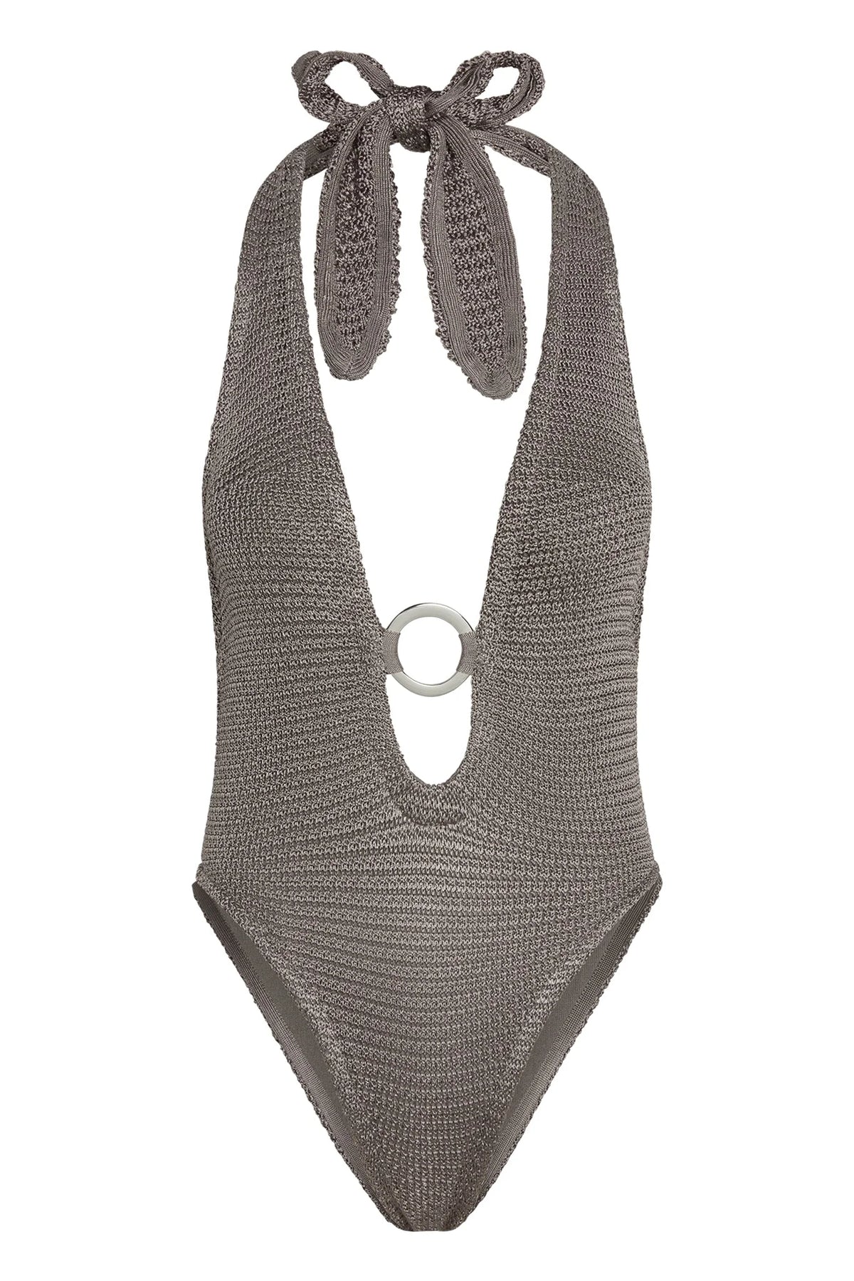 Montego Bodysuit - Steel Treble Knit