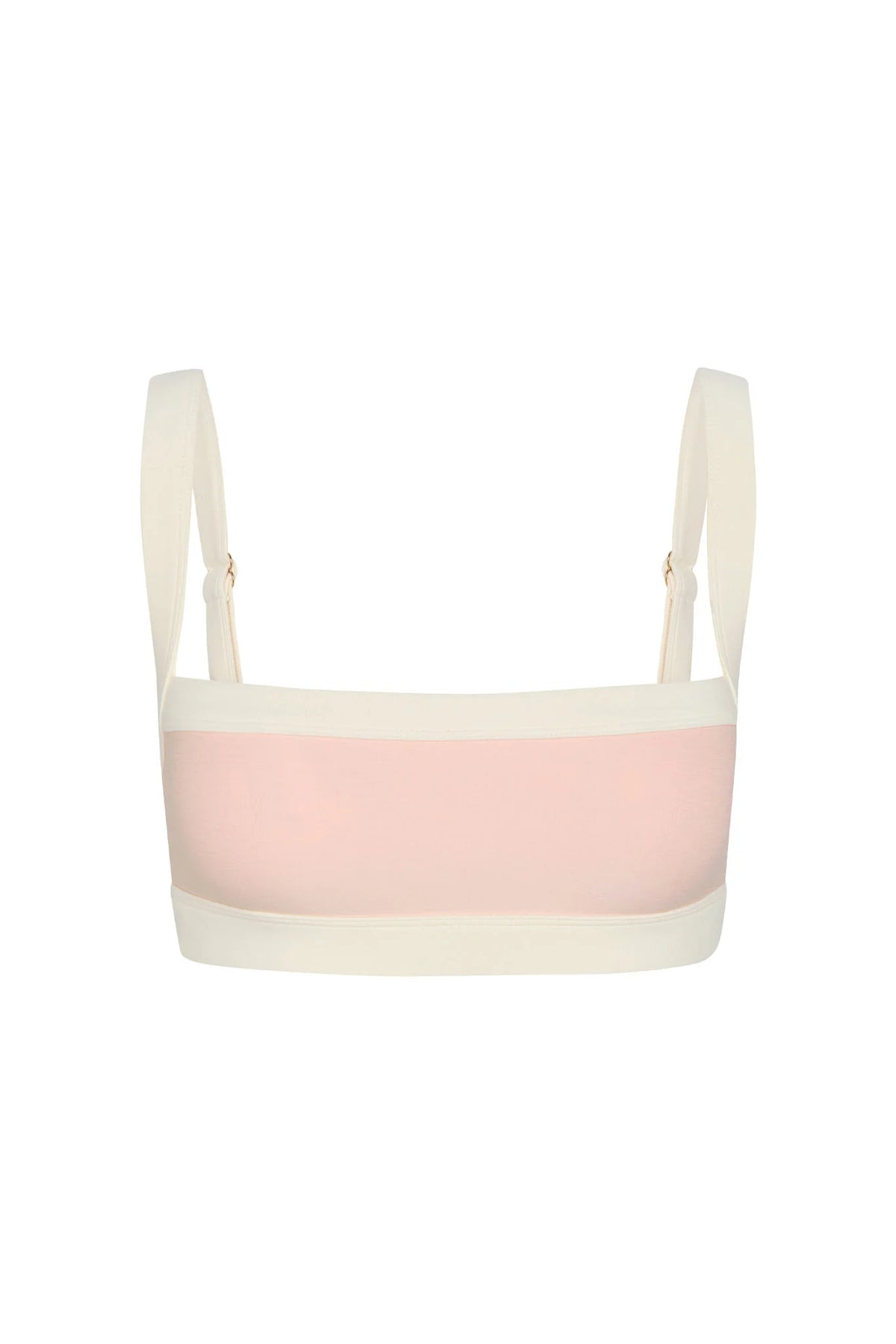 Outpost Bra - Heather Powder Pink/Ivory